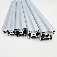 Profilé en aluminium anodisé de haute qualité 2020 3030 4040 4545 à fente en T/V pour cadre DIY industriel