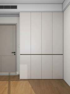 Armoire moderne minimaliste à plusieurs compartiments, idéale pour le rangement de la chambre à coucher - Product Image 4