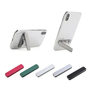 Tembel danışma desteği görünmez alüminyum telefon standı telefon Gadget aksesuarları Mini telefon Kickstand