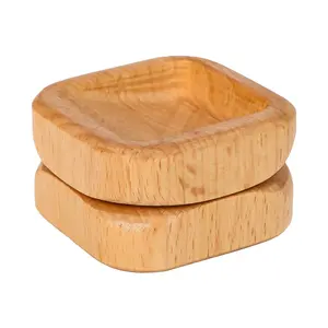 2-layer New Design Square Wooden Smoke Grinder Hot Selling Wood Grinder