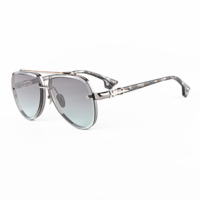 Lunettes de soleil vintage surdimensionnées en écaille de tortue du Guangdong 2025 pour femmes et hommes, protection UV400, pour les loisirs en plein air, montures personnalisées
