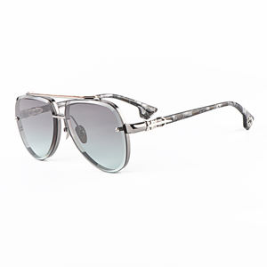 Gafas <span class=keywords><strong>de</strong></span> Sol Vintage <span class=keywords><strong>de</strong></span> Gran Tamaño con Protección UV400 para <span class=keywords><strong>Hombre</strong></span> y Mujer, Estilo Carey <span class=keywords><strong>de</strong></span> Guangdong 2025, para Actividades al Aire Libre, Monturas Personalizadas - Product Image 4