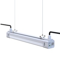ShineLong Bande lumineuse LED Tri-Proof T8 IP65 IK09 sans scintillement, facteur de puissance élevé, pour usage bureautique, 300mm-1500mm, 3500-6000K, Garantie 5 ans