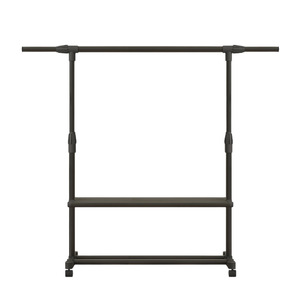 Perchero de pie simple con ruedas, organizador de ropa metálico extensible para dormitorio, balcón y uso doméstico - Product Image 5