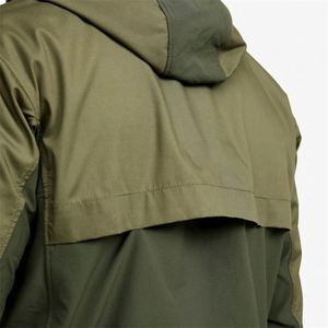 Wholesale OEM Service <b>Men's</b> Casual Windproof Hooded <b>Jacket</b> High Quality <b>Lightweight</b> Nylon/Cotton Outwear Multiple Pockets Zipper - Product Image 3