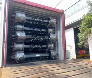 <span class=keywords><strong>Bpw</strong></span> 16t Hot Bán Đức Trailer trục nhà máy trực tiếp New Heavy Duty thép tự chỉ đạo trục - Product Image 5