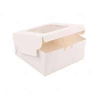Boîtes d'emballage en carton personnalisées quantité minimale de commande bas de gamme boîte d'emballage à gâteau en papier macaron pâtisserie