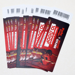 Keepfly Gift : Impression personnalisée sur papier, Emballage papier OEM, Billets événementiels VIP, Billets <span class=keywords><strong>de</strong></span> cinéma et <span class=keywords><strong>de</strong></span> parc d'attractions avec logo - Vente chaude - Product Image 2