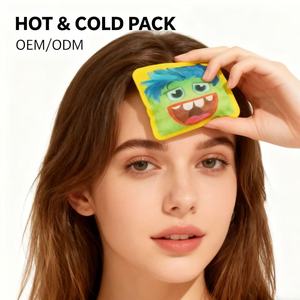 HANERSHI - Compresa Fría/Caliente Personalizada con Dibujos Animados para Niños, Diseño Divertido de Animales, Almohadilla de Gel Refrigerante, Alivio para la Fiebre y Lesiones, Tacto Suave - Product Image 5