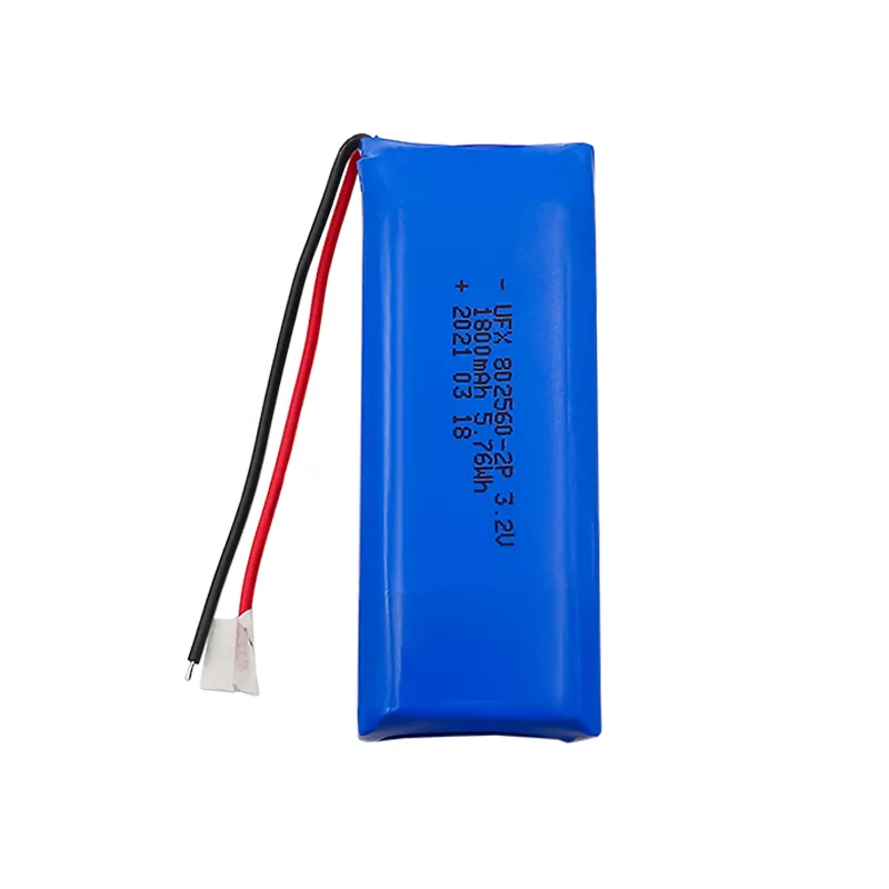 Çin Lipo hücre fabrika toptan yüksek kaliteli masaj pil UFX 802560-2P 1800mAh 3.7V Lipo pil paketi