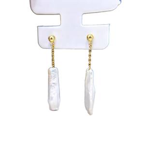 22869 Accesorios de Perlas DIY, Soporte Vacío para Pendientes de Plata S925 con Barra Redonda de 7-13 mm, Anillo de Oreja Dorado/Plateado para Fabricación de Joyas - Product Image 5