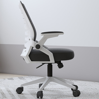 Chaise de bureau gaming moderne 2023 à dossier haut en tissu mesh, inclinable, pivotante, réglable en hauteur, style racing