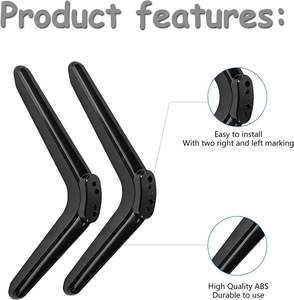 Soporte de escritorio de repuesto inteligente SWoob, <span class=keywords><strong>patas</strong></span> <span class=keywords><strong>universales</strong></span> <span class=keywords><strong>para</strong></span> <span class=keywords><strong>TV</strong></span>, Base, pies de pedestal, fácil instalación <span class=keywords><strong>para</strong></span> la mayoría de las <span class=keywords><strong>patas</strong></span> de muebles TCL - Product Image 5