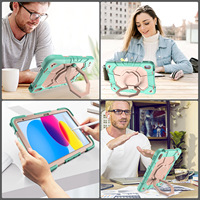 Étui en silicone pour tablette iPad 5e-10e génération avec housse antichoc Air 4 et 5 pour ipad 10 10.9