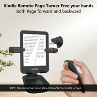 Remote Control Kindle Clicker Page Turner untuk Kindle Paperwhite Kobo E-reader dengan Fungsi Perekaman Video Kamera