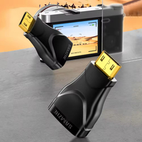 SAMZHE Adaptateur Mini 4K plaqué or pour appareil photo reflex numérique, ordinateur portable, tablette, téléviseur, projecteur, moniteur