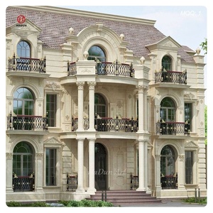 Projet de construction de bureaux du gouvernement de villa Italie pilier en pierre naturelle colonne romaine en marbre - Product Image 1