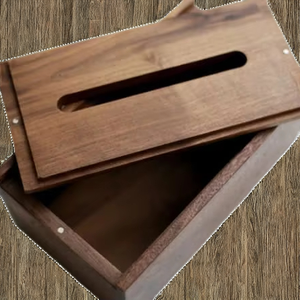 Cubierta de Caja de Pañuelos de Madera Ecológica de Lujo con Logotipo Personalizado, Hecha a Mano con Madera Natural de Mango y Sheesham - Product Image 2