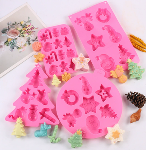 Khuôn làm bánh Giáng sinh bằng silicon, hình cây thông Noel, người bánh gừng, bông tuyết, khuôn làm bánh quy, kẹo cho nhà bếp - Product Image 2