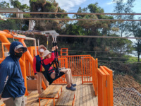 Aufregender Seilkurs für Outdoor-Vergnügung ausrüstung für Outdoor-Abenteuer parks und malerische Orte für Kultur und Tourismus