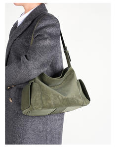 New Luxury Genuine Leather Women's <b>Shoulder</b> <b>Bags</b> Crossbody <b>Bags</b> Casual Fashion High Quality Cowhide Suede Leather <b>Ladies</b> <b>Bags</b> - Product Image 5