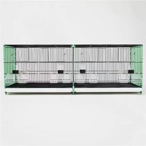 Grande Cage Oiseaux Multiniveau Avec Roulement Cage Volière Métallique Perruches Reproduction Cage Empilable Portable - Product Image 6