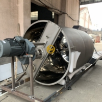 Cuve de réaction chimique en acier inoxydable KM avec agitateur pour usage industriel