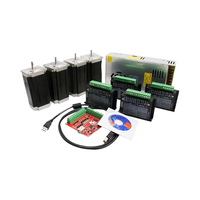 Kit CNC hybride avec moteur pas à pas Nema 23, couple de 0,5 N.m, alimentation 2 phases DC 48V, Mach3-Nema23 pour machines DC