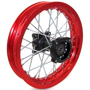 Jantes de moto 1.85-12 Roue Arrière 12 Pouces <span class=keywords><strong>Jante</strong></span> Pour <span class=keywords><strong>50CC</strong></span> 70CC 90CC 110CC Petite Saleté Fosse Vélo enfant Motocross Mini Vélo De Course - Product Image 2