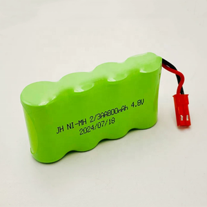 Ni-Mh 2/3AA-4S 4.8V 800mAh 900mAh 1000mAh 2.4V 3.6V 6V 7.2V 8.4V 9.6V 10.8V 12V 14.4V 16.8V 18V 충전식 니켈수소 배터리 팩 - Product Image 5
