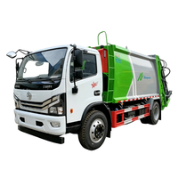 Camion Compattatore per Rifiuti con Caricamento Posteriore da 12 Metri Cubi Dongfeng Forland per Raccolta Rifiuti Urbani e Rurali