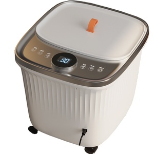 NINGDECRIUS Venta caliente lavadora de pies lavabo eléctrico calentado baño de pies Shiatsu Spa baño de pies bañera masajeador con calor negro CE - Product Image 1
