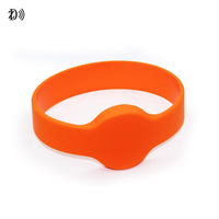 Bracelet NFC RFID en silicone étanche 13,56 MHz MIFARE DESFire EV3 2K/4K/8K