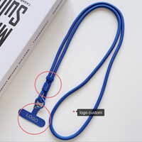 Sangle de téléphone portable universelle personnalisée, sangle de cou promotionnelle personnalisée imprimée, lanières de téléphone en polyester avec logo personnalisé