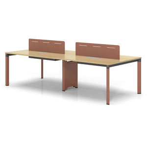 Customized Modular Durable Modern Ergonomic Fixed Industrial Desktop <b>Workstation</b> Wood Customizable Colors Home Business - Product Image 1