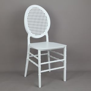 Chaise à dossier rond en résine plastique, monobloc, pour Banquet, <span class=keywords><strong>location</strong></span>, mariage, événement, fête, vente en gros - Product Image 1