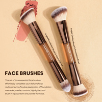 MAANGE Ensemble de pinceaux de maquillage professionnel OEM&ODM personnalisé 13 pièces, pinceaux pour le visage, la poudre, le fond de teint, le correcteur, les yeux