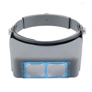 Lupa con <span class=keywords><strong>diadema</strong></span> de 80 mm con lente de cristal, estilo casco mejorado para reparación, lectura y bordado - Product Image 5