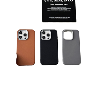 Produits tendance 2025 vente en gros étui en cuir TPU affaires de luxe résistant aux taches plusieurs couleurs pour <span class=keywords><strong>iphone</strong></span> 15 Pro Max - Product Image 1