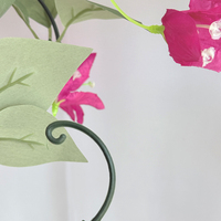 QYYM-363 Triangle fleur chaîne EB 59 fait à la main artificielle rose fleur de cerisier guirlande 144PC/CS fleurs rouges pour mariage