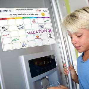 Planificador de pizarra magnética A3, calendario de pizarra blanca semanal, lista de Plan de menú - Product Image 2