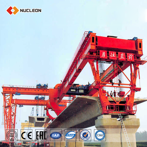 Drawing customized 160 ton bridge building construction erection crane to launching girder - Product Image 1