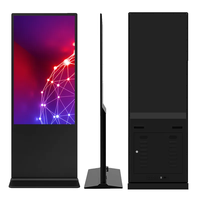 Écran tactile vertical pour téléviseur d'intérieur, 55 pouces, écran LCD, affichage numérique, kiosque d'information
