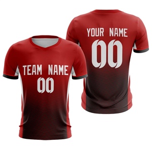 เสื้อฟุตบอล พิมพ์ชื่อ เบอร์ หมายเลข ทีมกีฬา ชุดฝึกซ้อม พิมพ์ลายแบบรีดร้อน ปรับแต่งได้ตามต้องการ สำหรับผู้ชาย ผู้ใหญ่ ผ้าสแปนเด็กซ์/โพลีเอสเตอร์ - Product Image 3