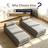 Canapé-lit en tissu Kino OEM ODM pour projets hôteliers et designers d'intérieur – Fournisseur direct d'usine pour projets sur mesure et en gros – Canapé-lit convertible