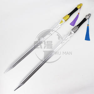 Nuovo Design creativo argento Pu morbido modello di arma di sicurezza giocattoli spade - Product Image 2