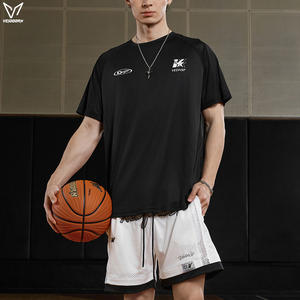 <span class=keywords><strong>T</strong></span>-shirts personnalisés à impression numérique, vente en gros d'usine, MOQ mini 5 pièces, <span class=keywords><strong>T</strong></span>-shirts de sport respirants à séchage rapide à manches courtes pour hommes - Product Image 2