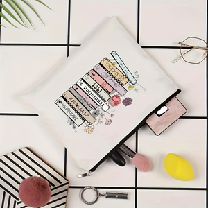 Bolsa <span class=keywords><strong>de</strong></span> Maquillaje Personalizada con Diseño <span class=keywords><strong>de</strong></span> Flores y <span class=keywords><strong>Álbum</strong></span>es <span class=keywords><strong>de</strong></span> <span class=keywords><strong>Taylor</strong></span>, Bolsa <span class=keywords><strong>de</strong></span> Almacenamiento <span class=keywords><strong>de</strong></span> Artículos <span class=keywords><strong>de</strong></span> Tocador para Viaje, Bolsa <span class=keywords><strong>de</strong></span> Cosméticos para Despedida <span class=keywords><strong>de</strong></span> Soltera - Product Image 4