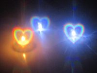 LOGO personnalisé Papier Coeur Forme Diffraction 3D Lunettes Hologramme Coeur Vacances Drôle Papier Lunettes