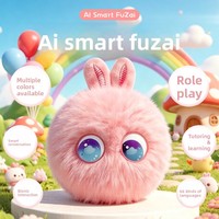 Robot intelligent AI Fu, jouet compagnon d'apprentissage pour enfants, animal électronique en peluche à commande vocale, rembourré en coton PP, Dou Bao Cub, cadeau